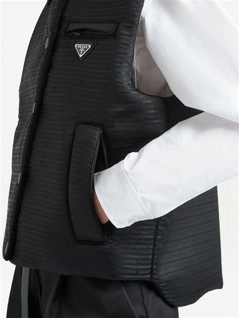 farfetch prada vest